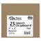 Accent Design Paper Accents Chipboard Squares - 6" x 6" Extra Heavy 85pt Natural, 25 Pack - Extra Thick Chipboard for Albums, Journals, Die Cutting, Book Covers & Craft Projects - Recycled Paper